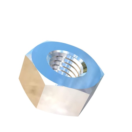 Allied Titanium Hex Nut, 1/4"-28, Titanium, Grade 5 0005340